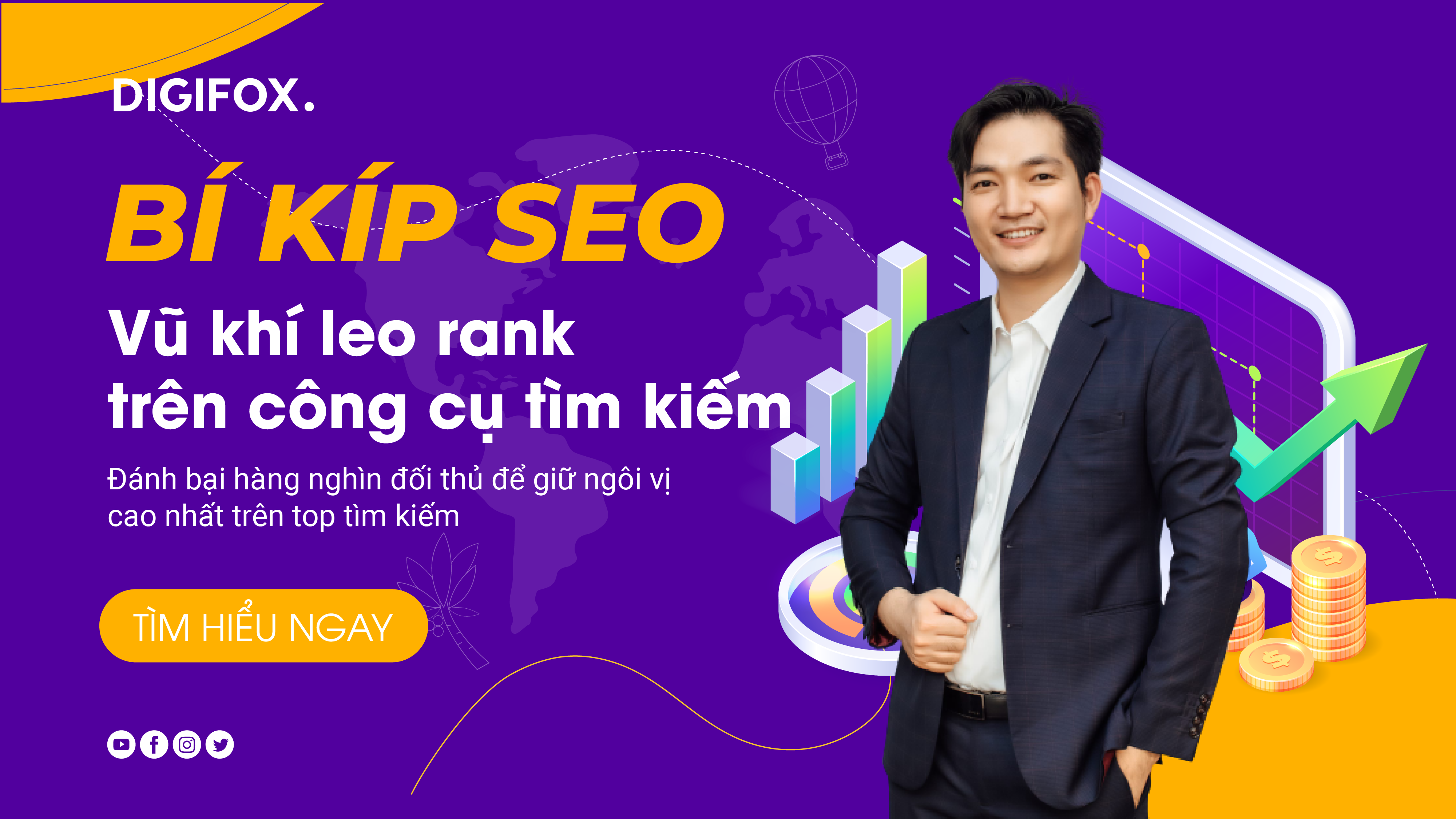 Khóa học Bí kíp SEO – Vũ khí leo rank trên công cụ tìm kiếm