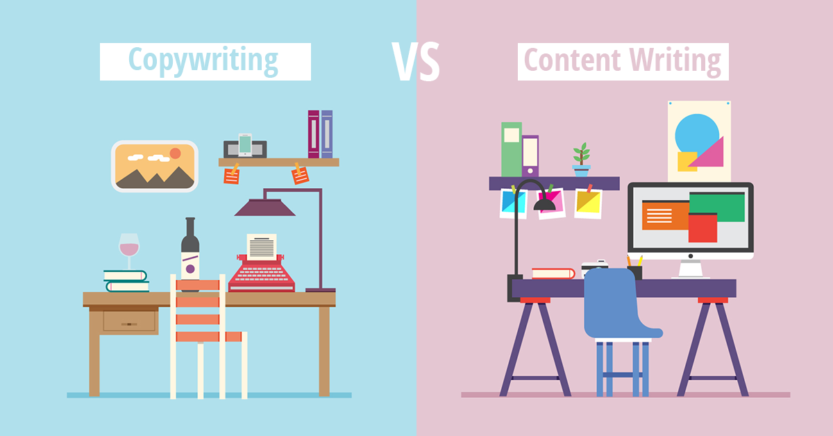 Phân biệt Copywriting và Content writing